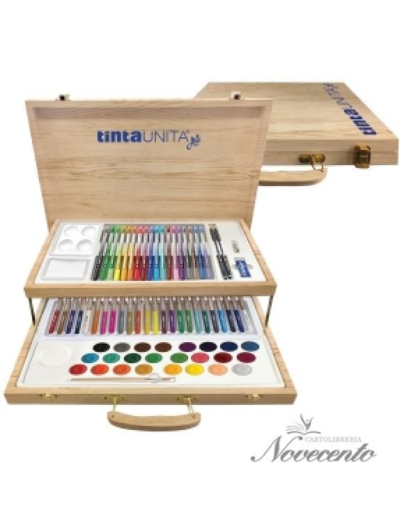 Valigetta Colori Per Bambini Set Artistico 180 Pezzi con Pastelli  Pennarelli Acquerelli e Accessori